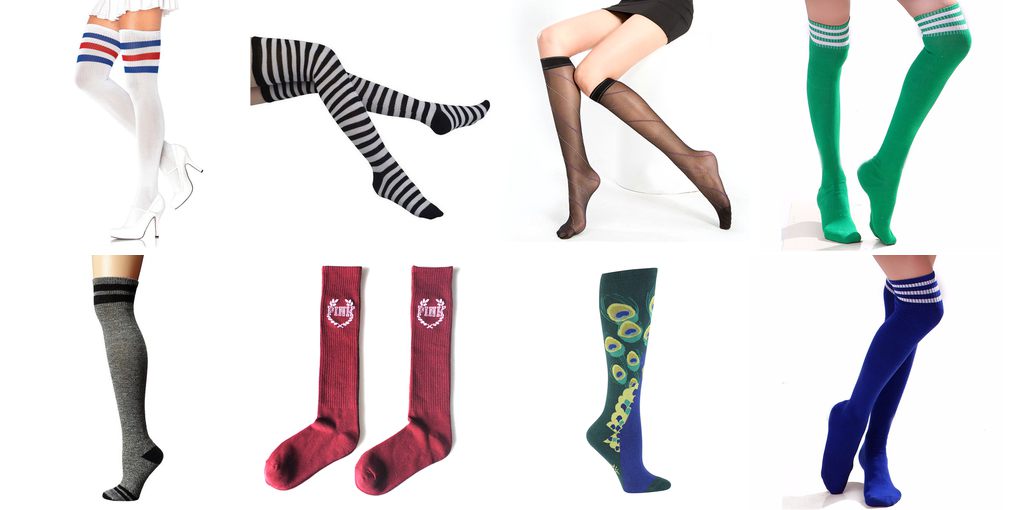 knee high tube socks women